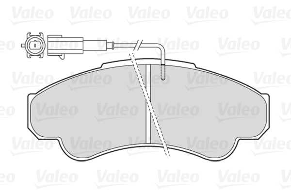 VALEO VAL301569 fékbetét készlet, tárcsafék