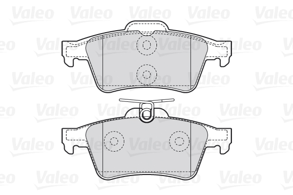 VALEO VAL301783 fékbetét készlet, tárcsafék