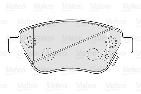 VALEO VAL301825 fékbetét készlet, tárcsafék