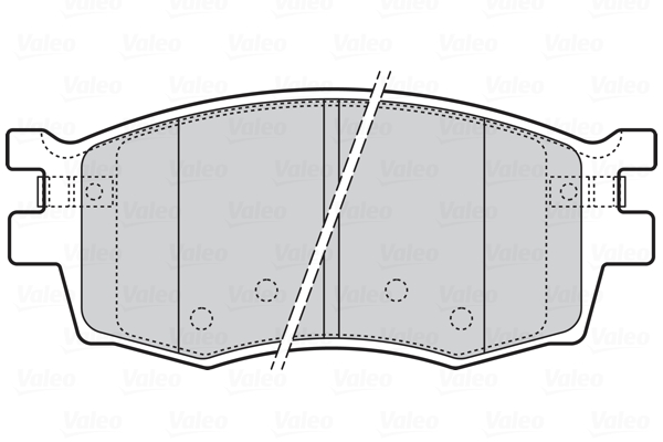 VALEO VAL301868 fékbetét készlet, tárcsafék