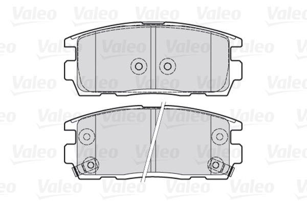 VALEO VAL301941 fékbetét készlet, tárcsafék