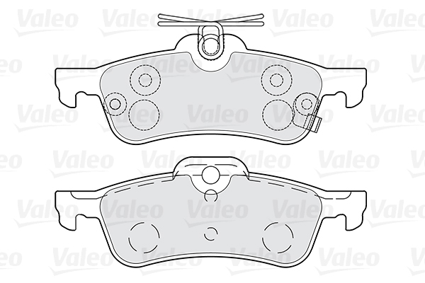 VALEO VAL301028 Fékbetét