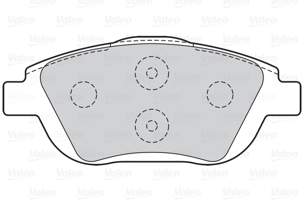 VALEO VAL302218 fékbetét készlet, tárcsafék