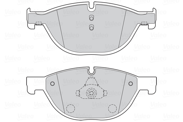 VALEO VAL302275 fékbetét készlet, tárcsafék
