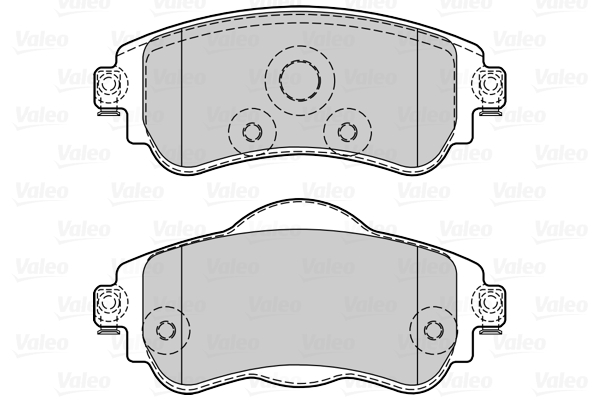 VALEO VAL302341 fékbetét készlet, tárcsafék