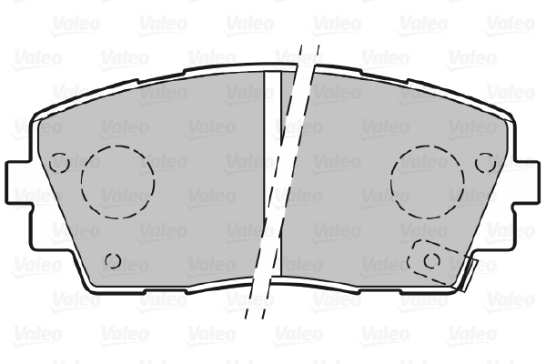 VALEO VAL301299 fékbetét készlet, tárcsafék