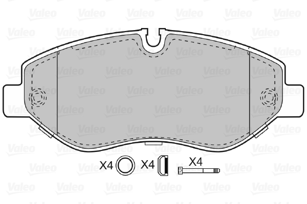 VALEO VAL598882 Fékbetét