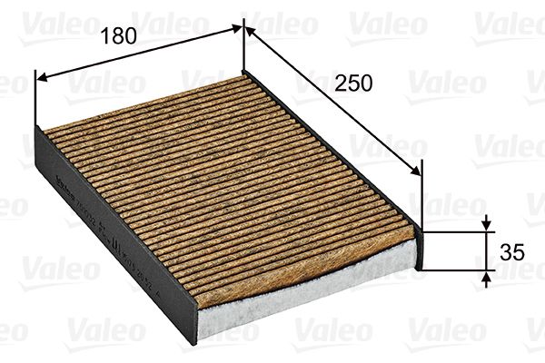 VALEO VAL701032 Pollenszűrő, utastérszűrő