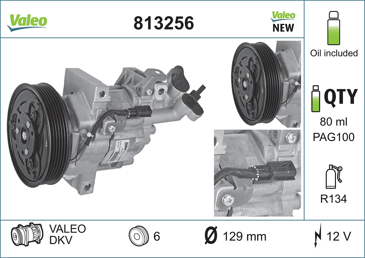 QWP 1001296876 WCP251R - Klima kompresszor FE