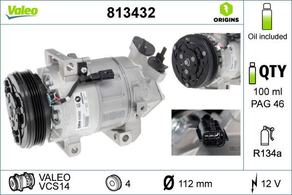 VALEO 813432V Klímakompresszor