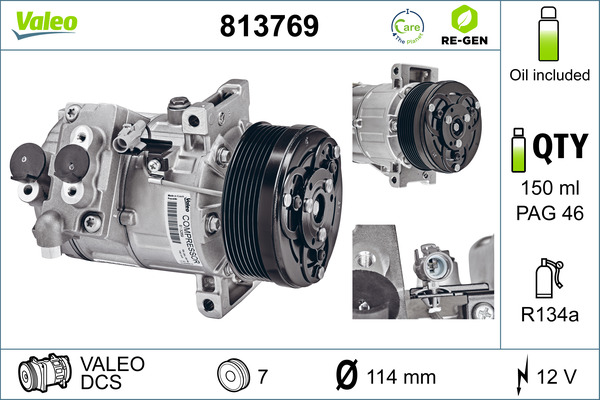 VALEO 813769 kompresszor, klíma