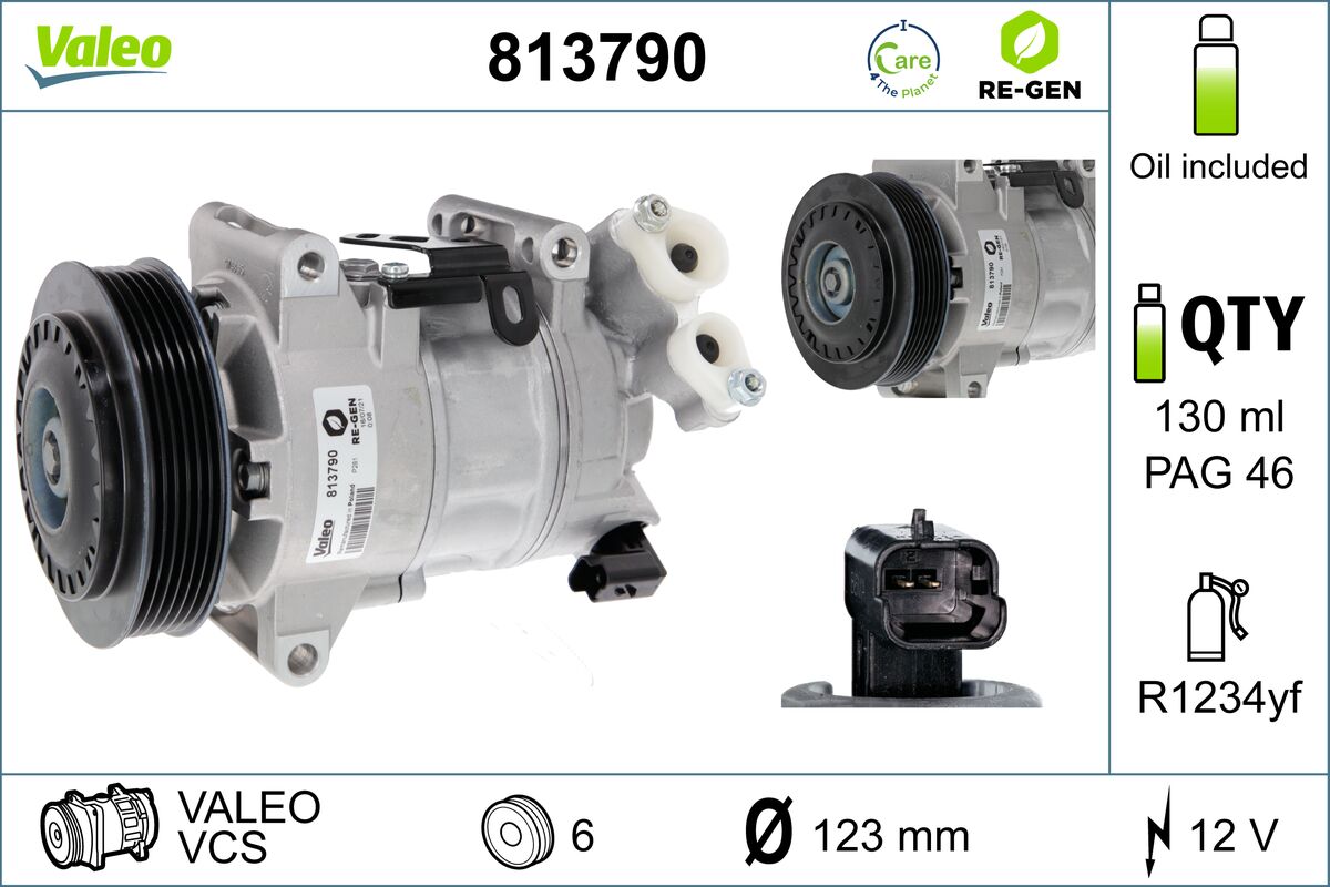 VALEO VAL813790 kompresszor, klíma