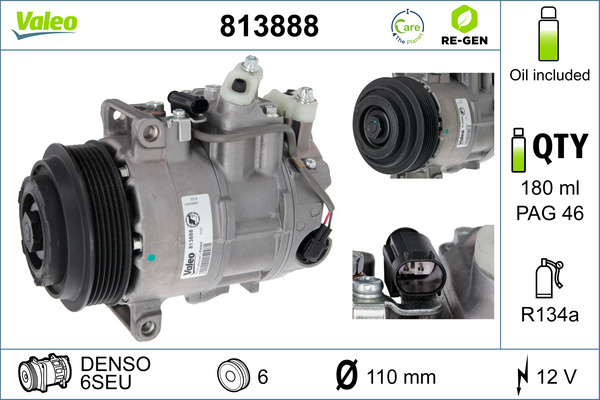 VALEO  813888 - Klímakompresszor