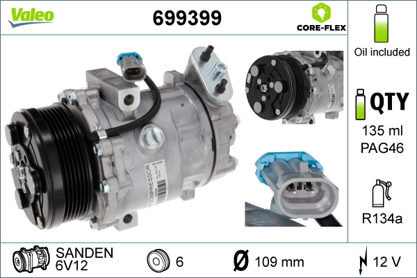 VALEO 699399V Klímakompresszor