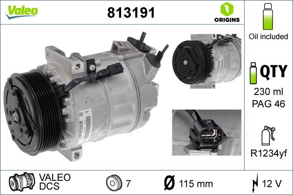 VALEO VAL813191 Klímakompresszor