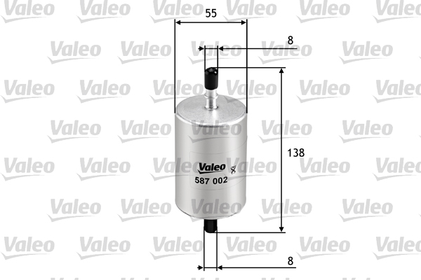 VALEO VAL587002 Üzemanyagszűrő