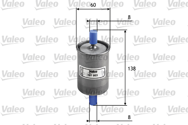 VALEO VAL587003 Üzemanyagszűrő