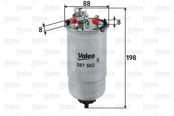 VALEO VAL587502 Üzemanyagszűrő