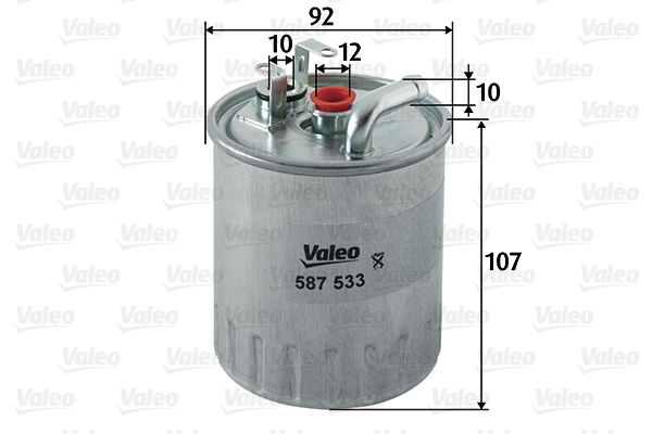 VALEO VAL587533 Üzemanyagszűrő, gázolajszűrő, benzinszűrő
