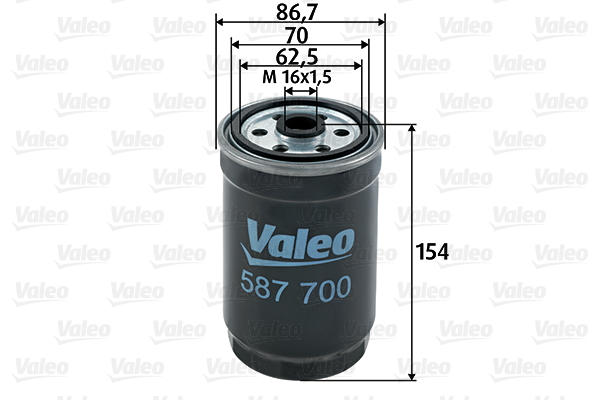 VALEO VAL587700 Üzemanyagszűrő
