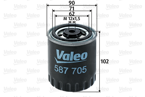 VALEO VAL587705 Üzemanyagszűrő