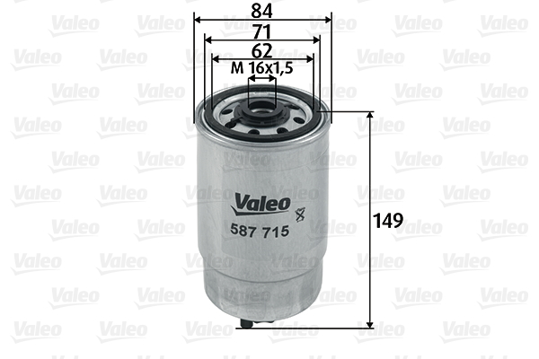 VALEO VAL587715 Üzemanyagszűrő