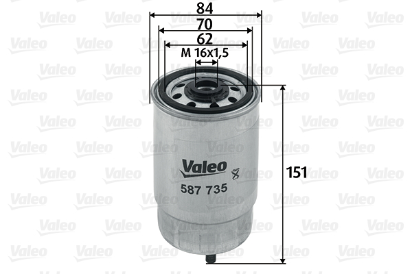 VALEO VAL587735 Üzemanyagszűrő