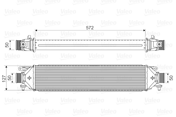 VALEO VAL818824 töltőlevegőhűtő