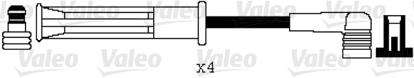 VALEO 346094 Gyújtókábel készlet, gyertyakábel szett