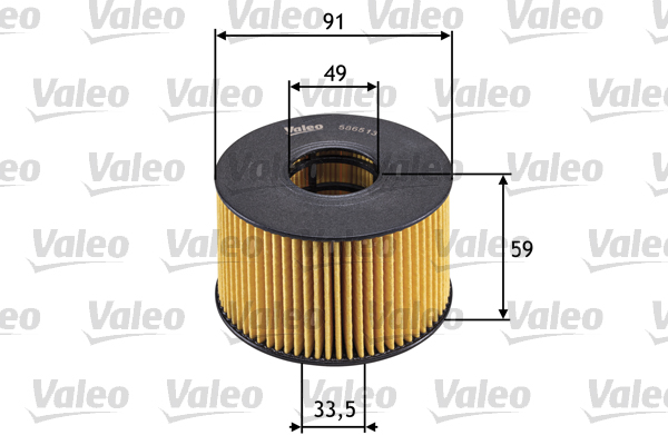 VALEO VAL586513 olajszűrő