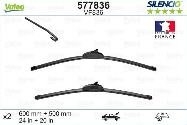 VALEO 577836V Ablaktörlő lapát