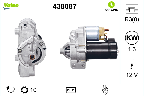 VALEO VAL438087 Önindító