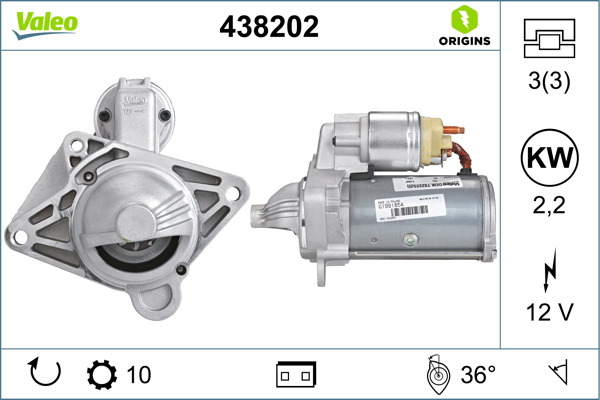 VALEO VAL438202 ROZRUSZNIK RENAULT ESPACE 2.0D 12-