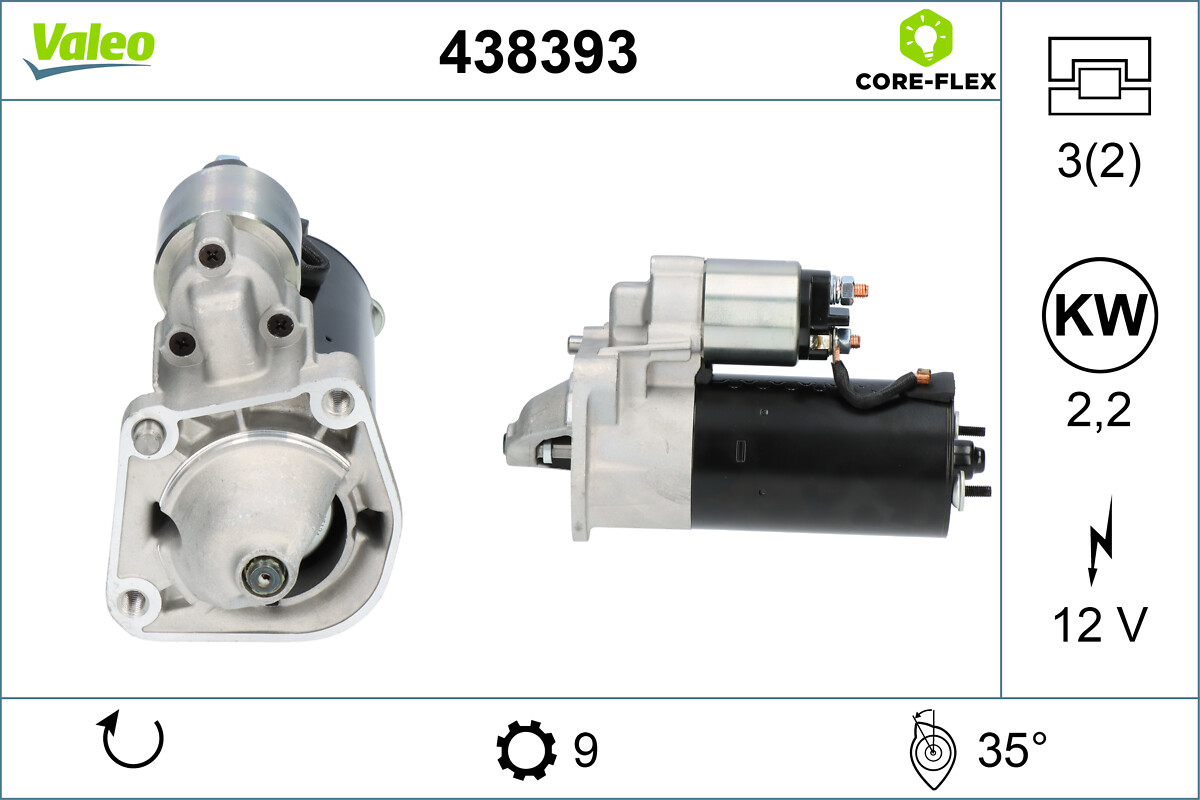 VALEO VAL 438393 Önindító