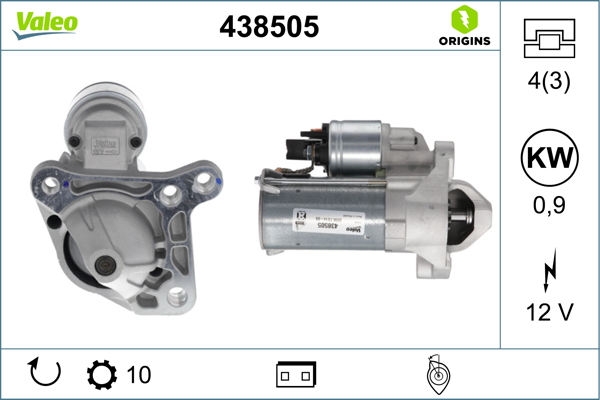 VALEO 438505 önindító VALEO