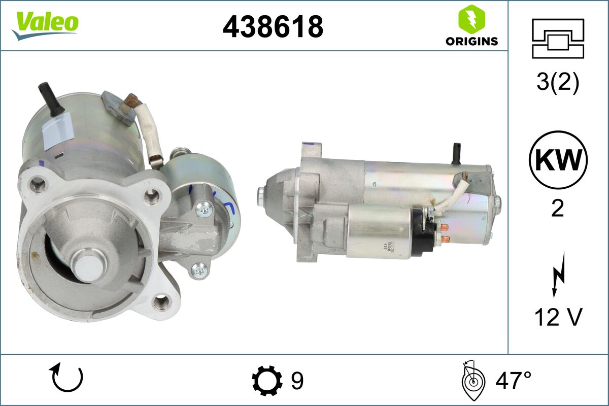 VALEO VAL438618 Önindító