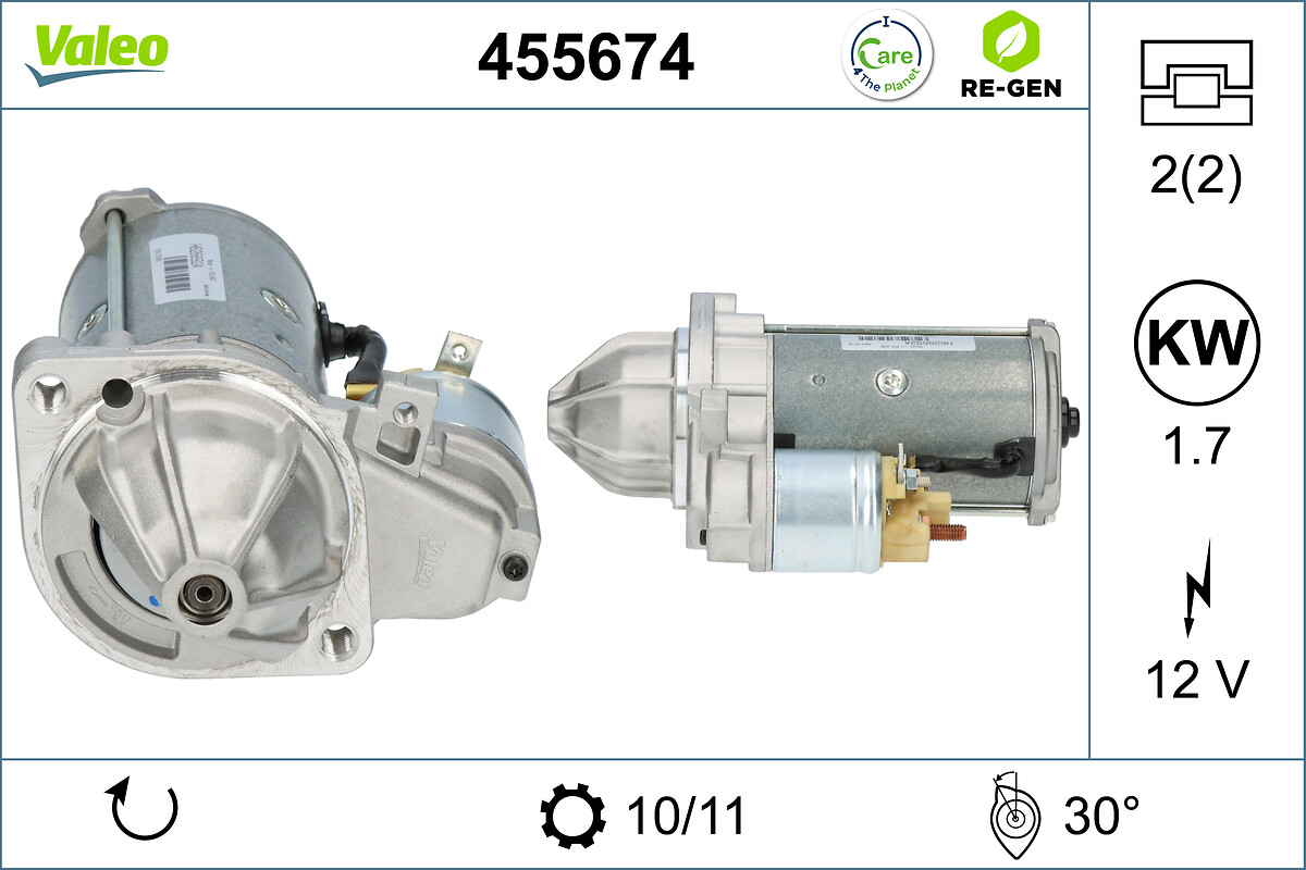 VALEO 455674 Önindító
