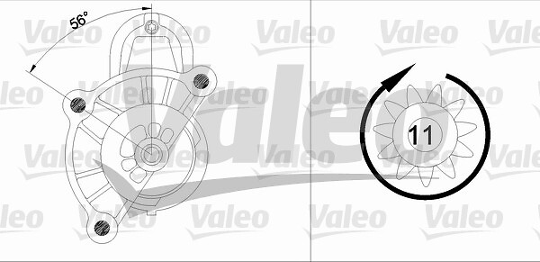 VALEO 1000856391 455929 - önindító
