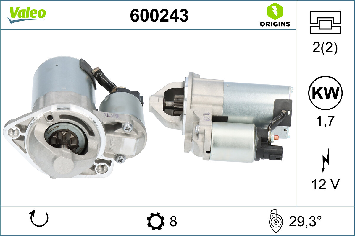 VALEO 245656 600243 - Önindító