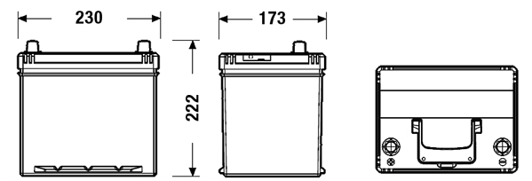 EXIDE EB605EXI Akkumulátor