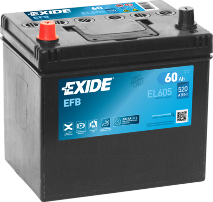 EXIDE EL605 Exide indító akkumulátor
