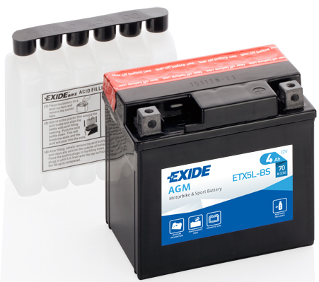 EXIDE ETX5L-BS Exide indító akkumulátor