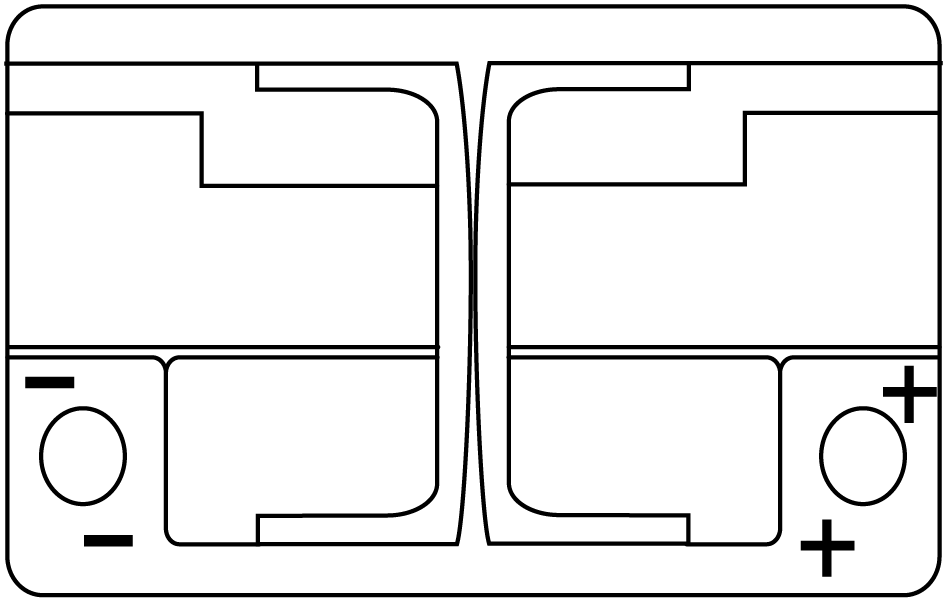  EL700 - 12V 70Ah Akkumulátor EFB 760A J+