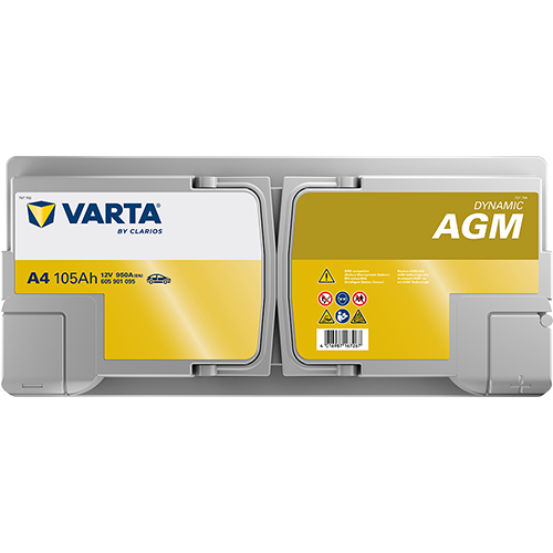 VAR 605901095K262 AKUMULATOR 12V 105AH/950A L-  393X175X190 DYNAMIC AGM