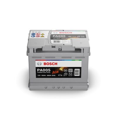 BOSCH 0092PA0050 Indító akkumulátor, Szgk, AGM (Start/Stop), 60/680