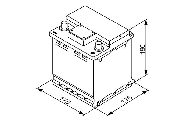 BOSCH BOS0092S40001 Indító akkumulátor