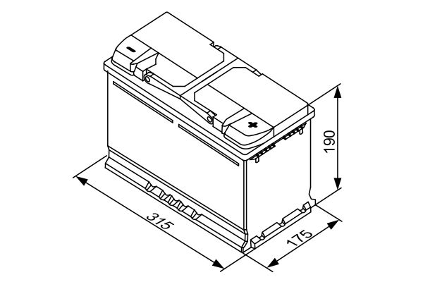 BOSCH BOS0092S40110 Indító akkumulátor