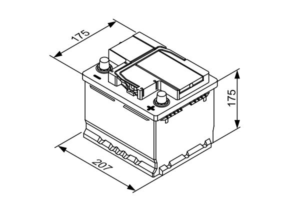 BOSCH BOS0092T30010 Indító akkumulátor