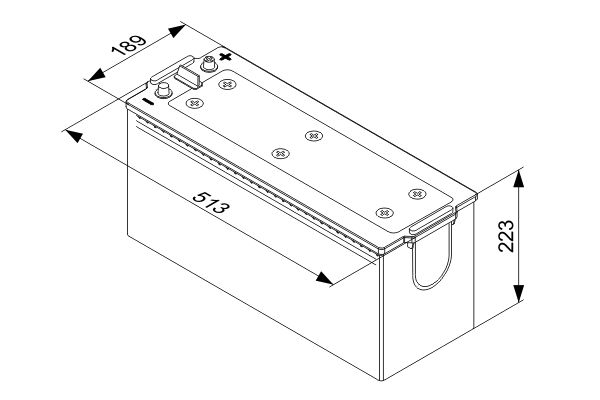 BOSCH BOS0092T50750 Indító akkumulátor