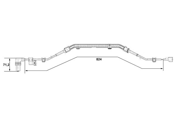 BOSCH 511 654 0 265 001 276 - ABS jeladó